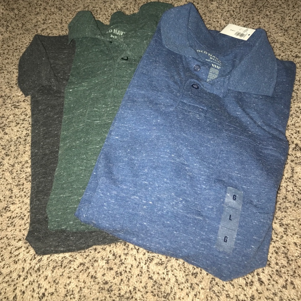 3 New Old Navy Polos for $10